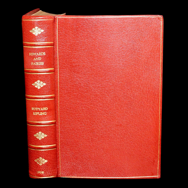 1910 Rare First Edition - Rewards and Fairies with IF poem by Rudyard Kipling