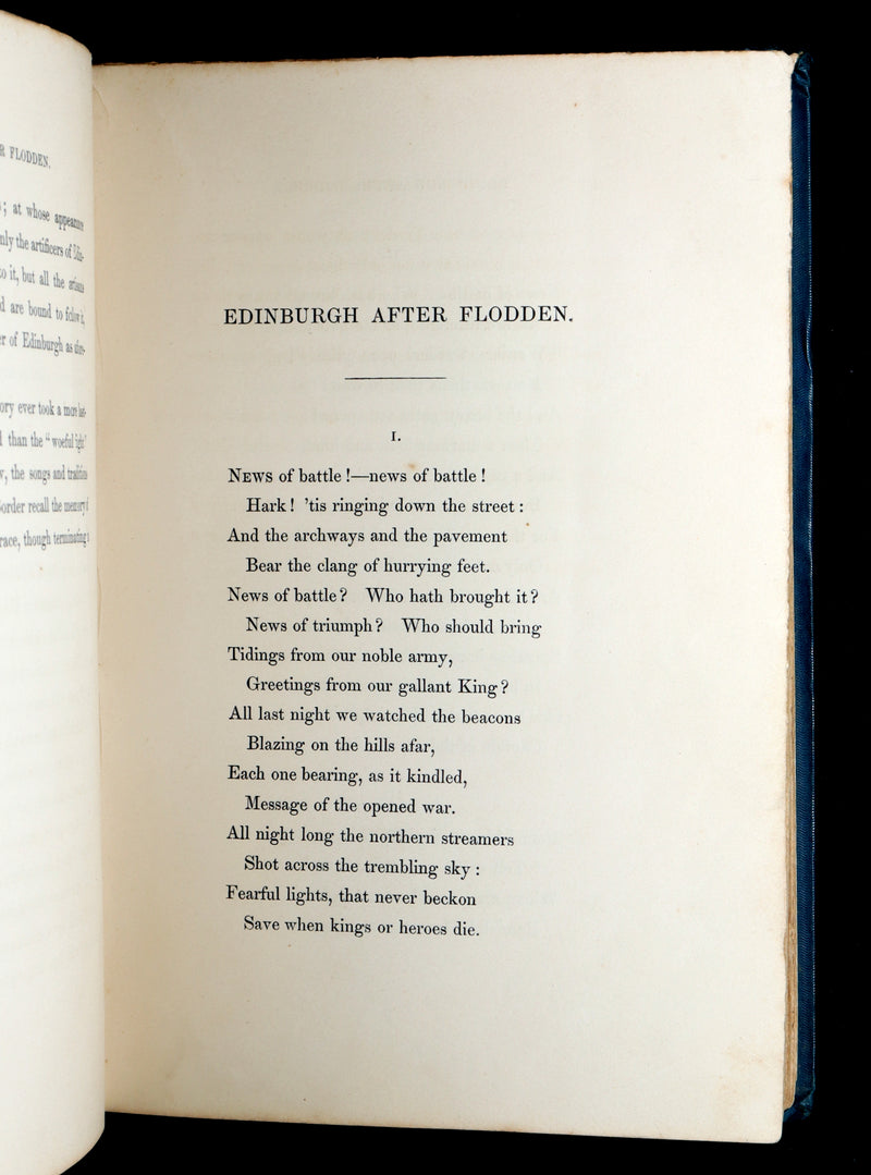 1849 Rare First Edition - Lays of the Scottish Cavaliers by W.E. Aytoun