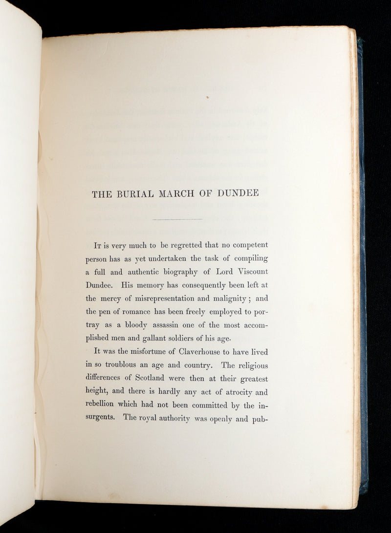 1849 Rare First Edition - Lays of the Scottish Cavaliers by W.E. Aytoun