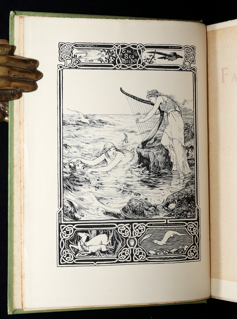 1892 Rare First Edition- Celtic Fairy Tales by J Jacobs Illustrated by JD Batten