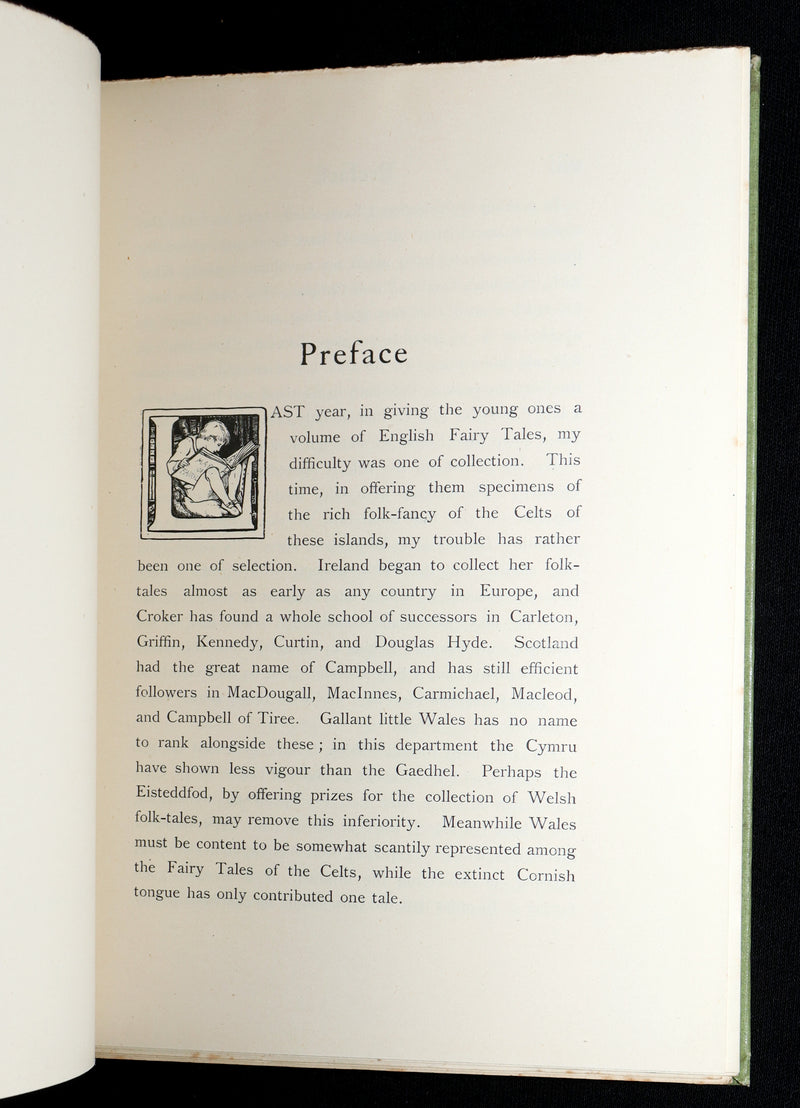 1892 Rare First Edition- Celtic Fairy Tales by J Jacobs Illustrated by JD Batten