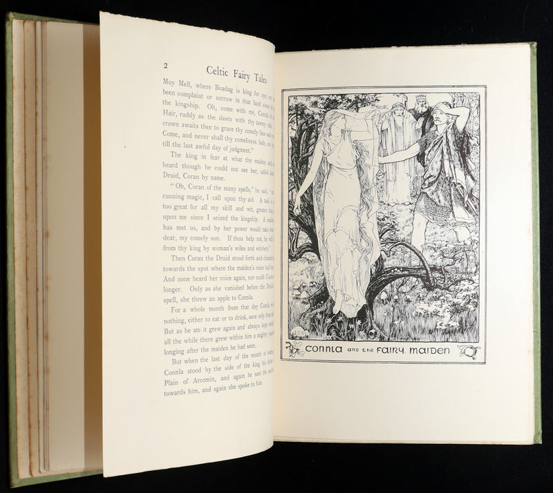 1892 Rare First Edition- Celtic Fairy Tales by J Jacobs Illustrated by JD Batten