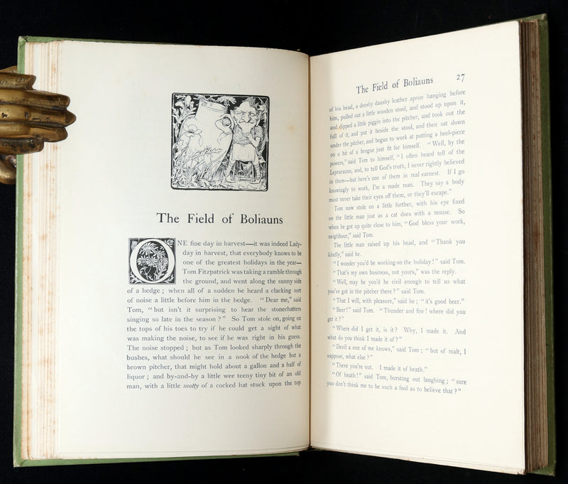1892 Rare First Edition- Celtic Fairy Tales by J Jacobs Illustrated by JD Batten