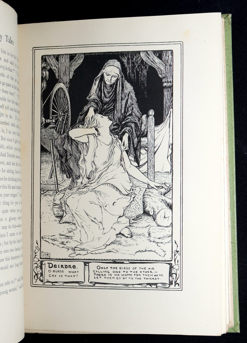 1892 Rare First Edition- Celtic Fairy Tales by J Jacobs Illustrated by JD Batten