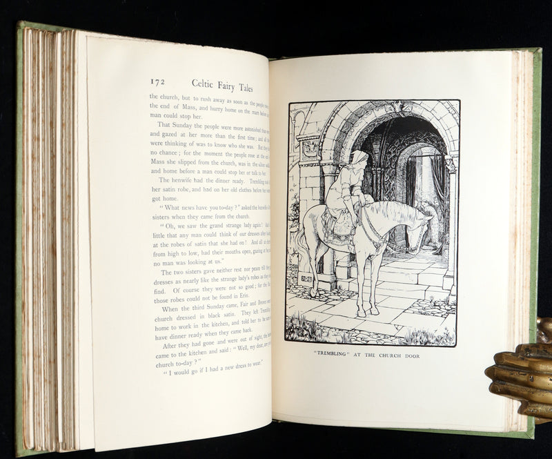 1892 Rare First Edition- Celtic Fairy Tales by J Jacobs Illustrated by JD Batten