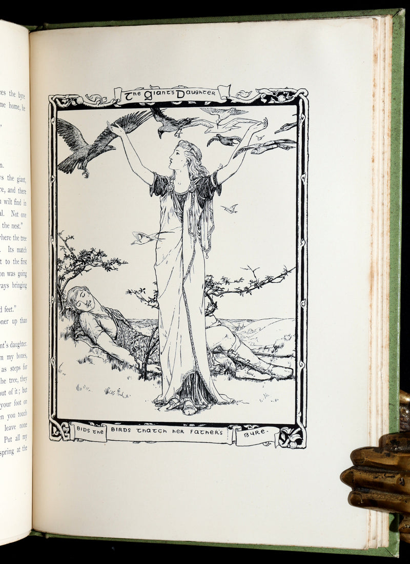 1892 Rare First Edition- Celtic Fairy Tales by J Jacobs Illustrated by JD Batten