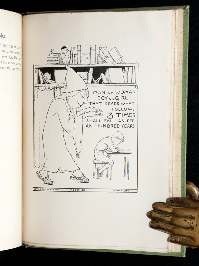 1892 Rare First Edition- Celtic Fairy Tales by J Jacobs Illustrated by JD Batten