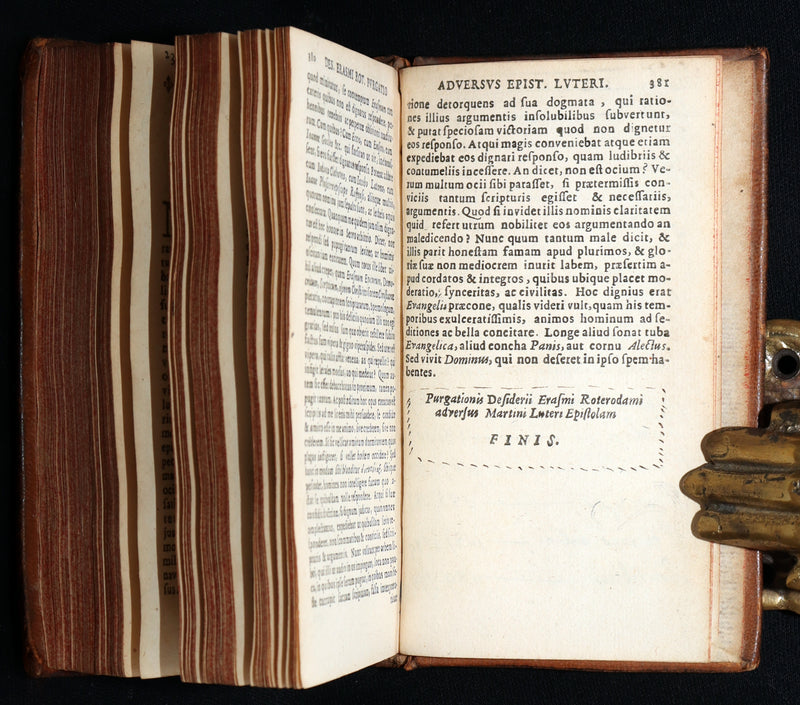 1663 Rare Book - Erasmus of Rotterdam’s Moriae Encomium (In Praise of Folly)