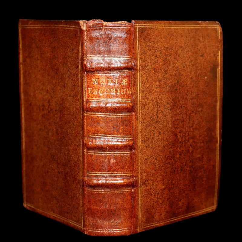 1663 Rare Book - Erasmus of Rotterdam’s Moriae Encomium (In Praise of Folly)