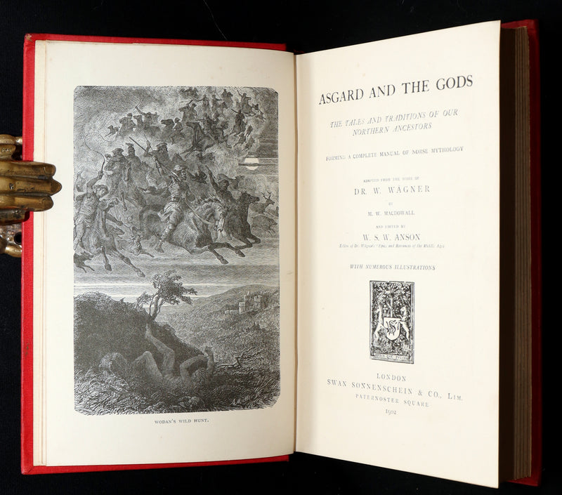 1902 Rare Book - Asgard and the Gods, Norse Mythology Illustrated