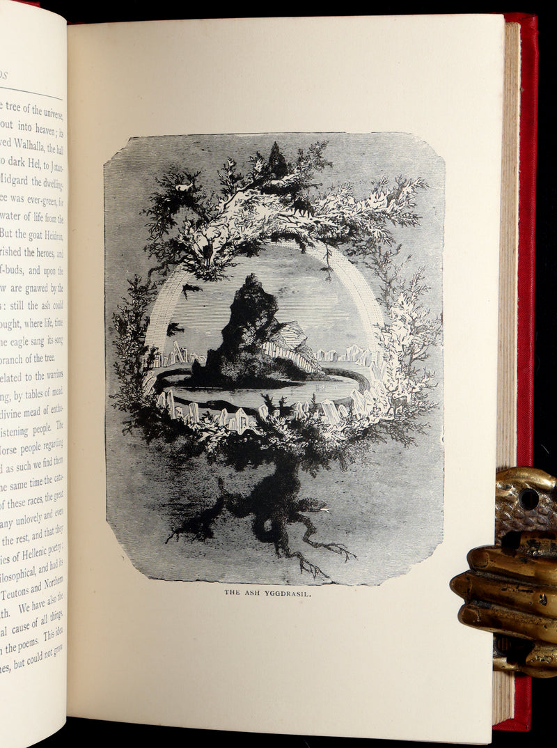 1902 Rare Book - Asgard and the Gods, Norse Mythology Illustrated