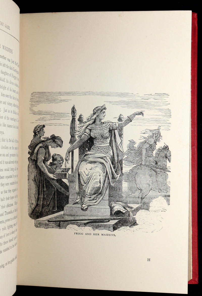 1902 Rare Book - Asgard and the Gods, Norse Mythology Illustrated
