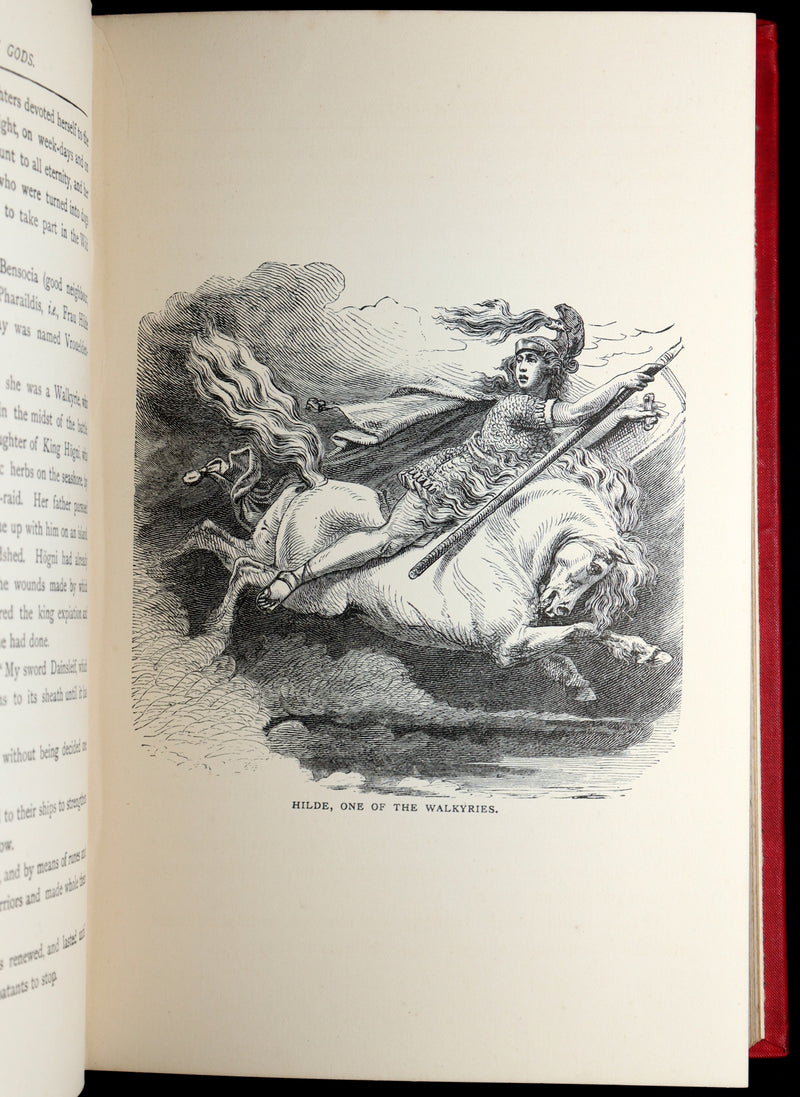 1902 Rare Book - Asgard and the Gods, Norse Mythology Illustrated