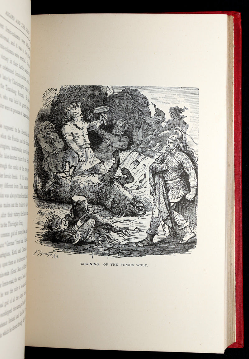 1902 Rare Book - Asgard and the Gods, Norse Mythology Illustrated