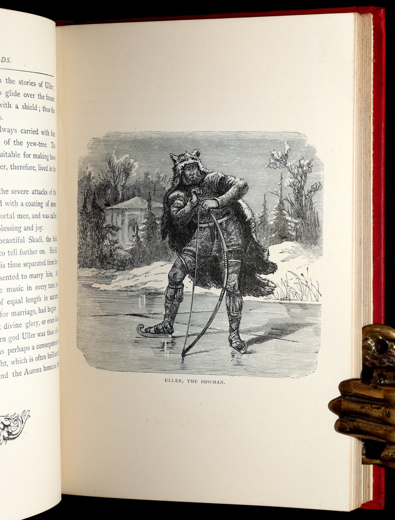 1902 Rare Book - Asgard and the Gods, Norse Mythology Illustrated