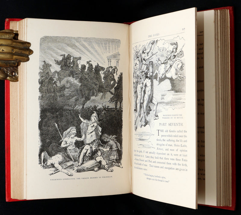 1902 Rare Book - Asgard and the Gods, Norse Mythology Illustrated
