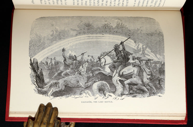 1902 Rare Book - Asgard and the Gods, Norse Mythology Illustrated
