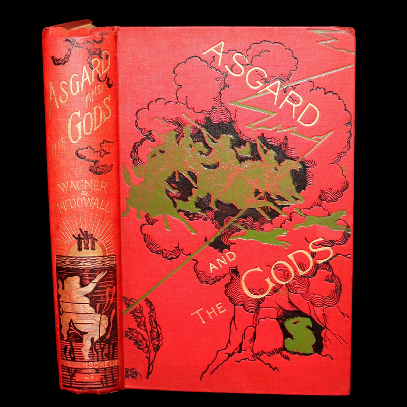 1902 Rare Book - Asgard and the Gods, Norse Mythology Illustrated