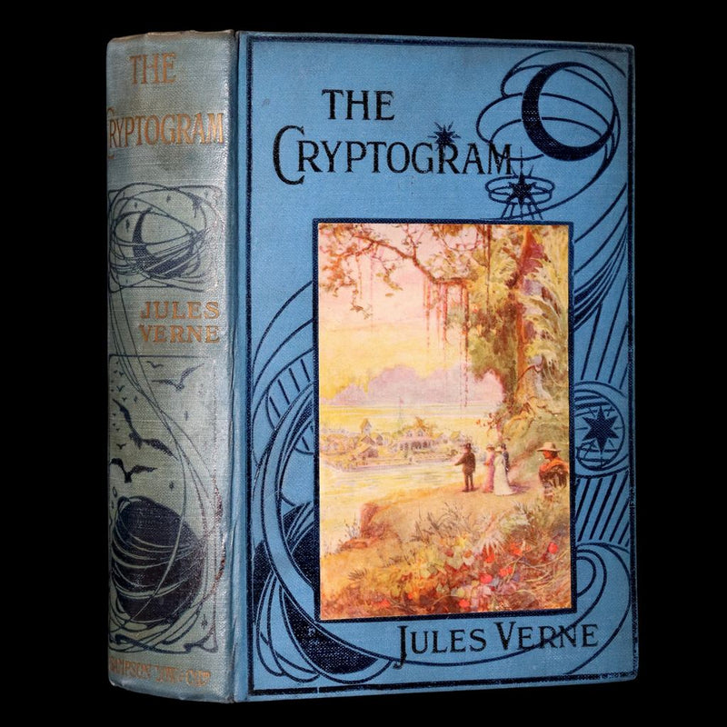 1920 Illustrated Author’s Copyright Edition - The Cryptogram by Jules Verne