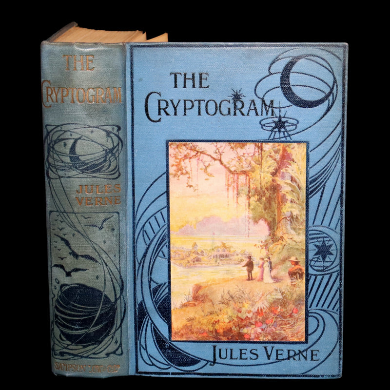 1920 Illustrated Author’s Copyright Edition - The Cryptogram by Jules Verne