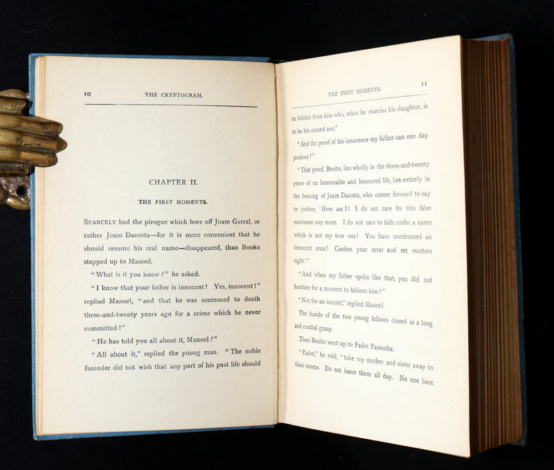 1920 Illustrated Author’s Copyright Edition - The Cryptogram by Jules Verne