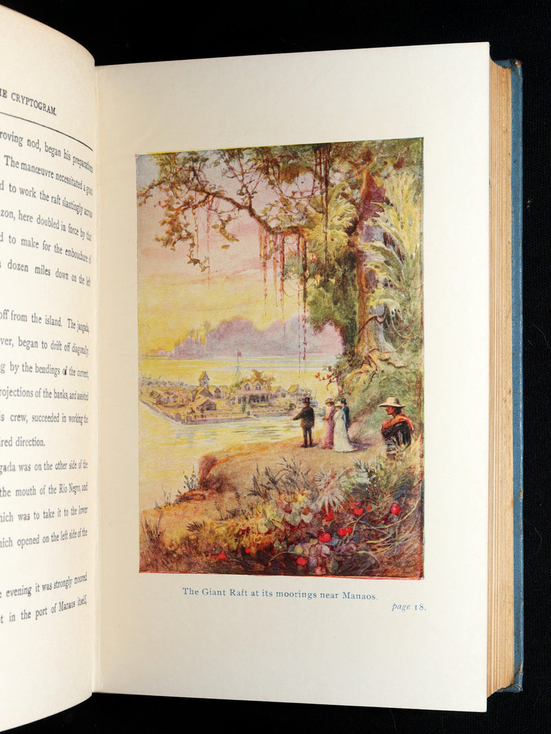 1920 Illustrated Author’s Copyright Edition - The Cryptogram by Jules Verne
