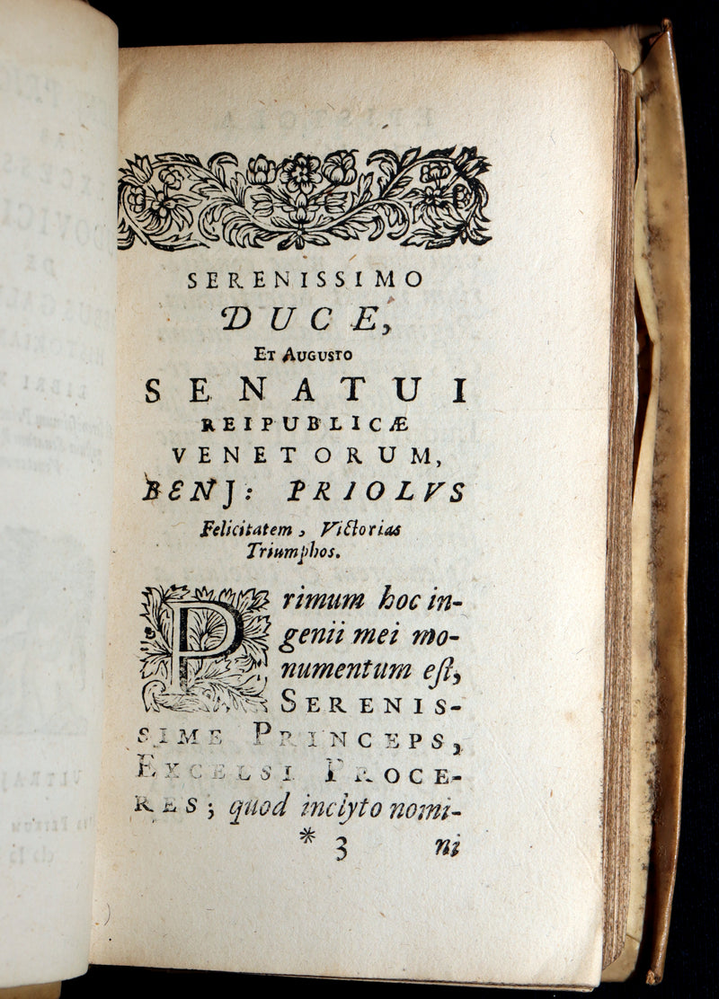 1669 Rare Book –Benjamin Priolo’s Celebrated History of France Historiae Galliae