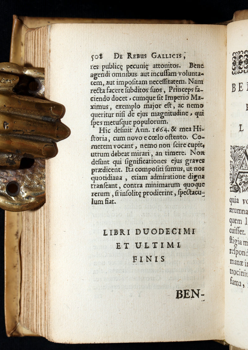1669 Rare Book –Benjamin Priolo’s Celebrated History of France Historiae Galliae