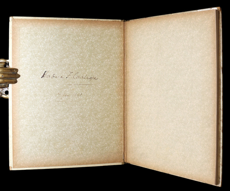 1886 Scarce Book - Under the Mistletoe illustrated by Lizzie Lawson Mack