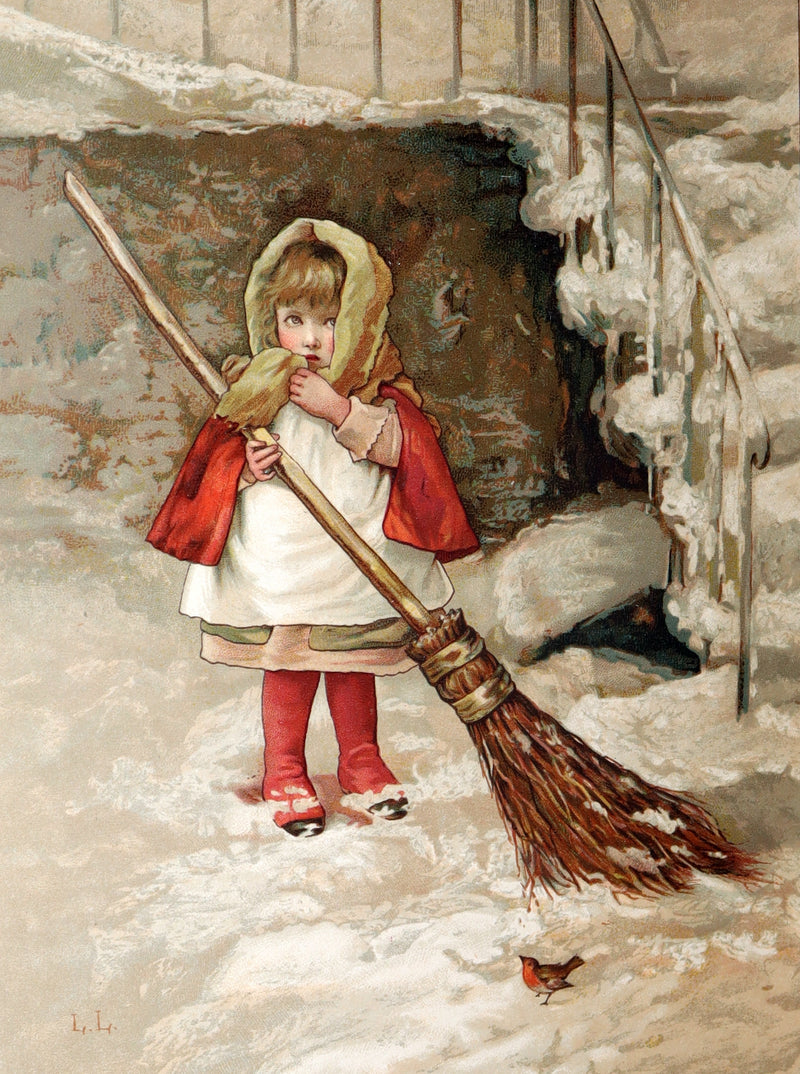 1886 Scarce Book - Under the Mistletoe illustrated by Lizzie Lawson Mack