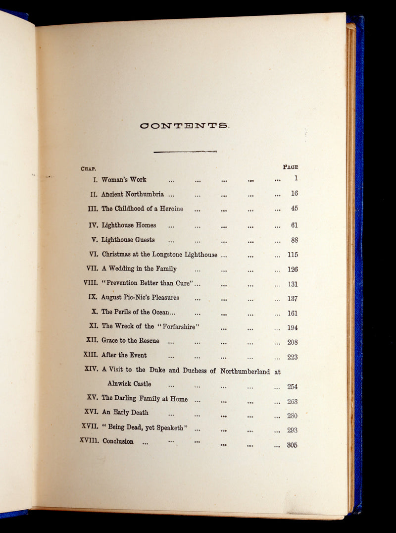 1887 Rare Book - Grace Darling, the Heroine of the Farne Islands Lighthouse