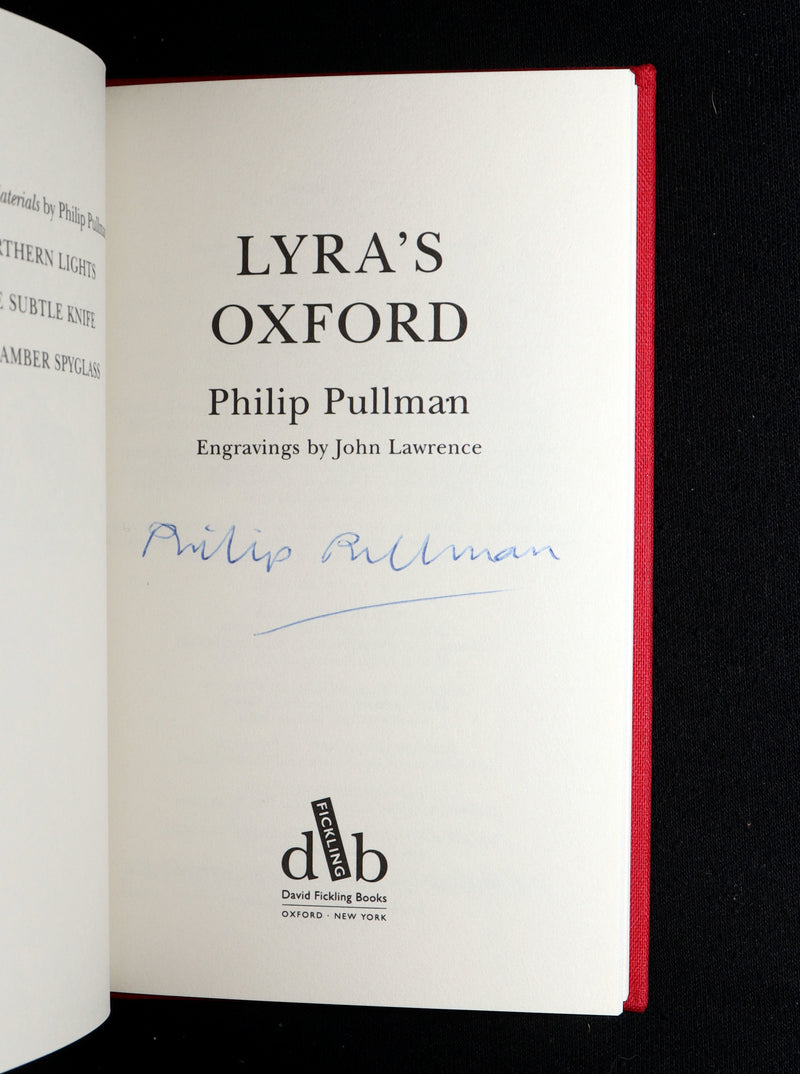 2003 Signed First Edition - Lyra's Oxford, His Dark Materials by Philip Pullman