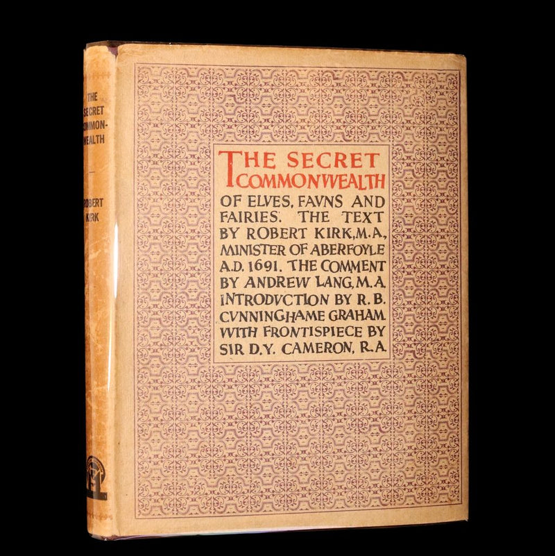 1933 Scarce Book- The Secret Commonwealth of Elves, Fauns and Fairies by R. Kirk
