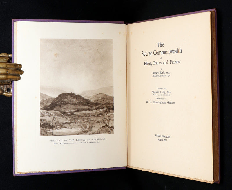 1933 Scarce Book- The Secret Commonwealth of Elves, Fauns and Fairies by R. Kirk