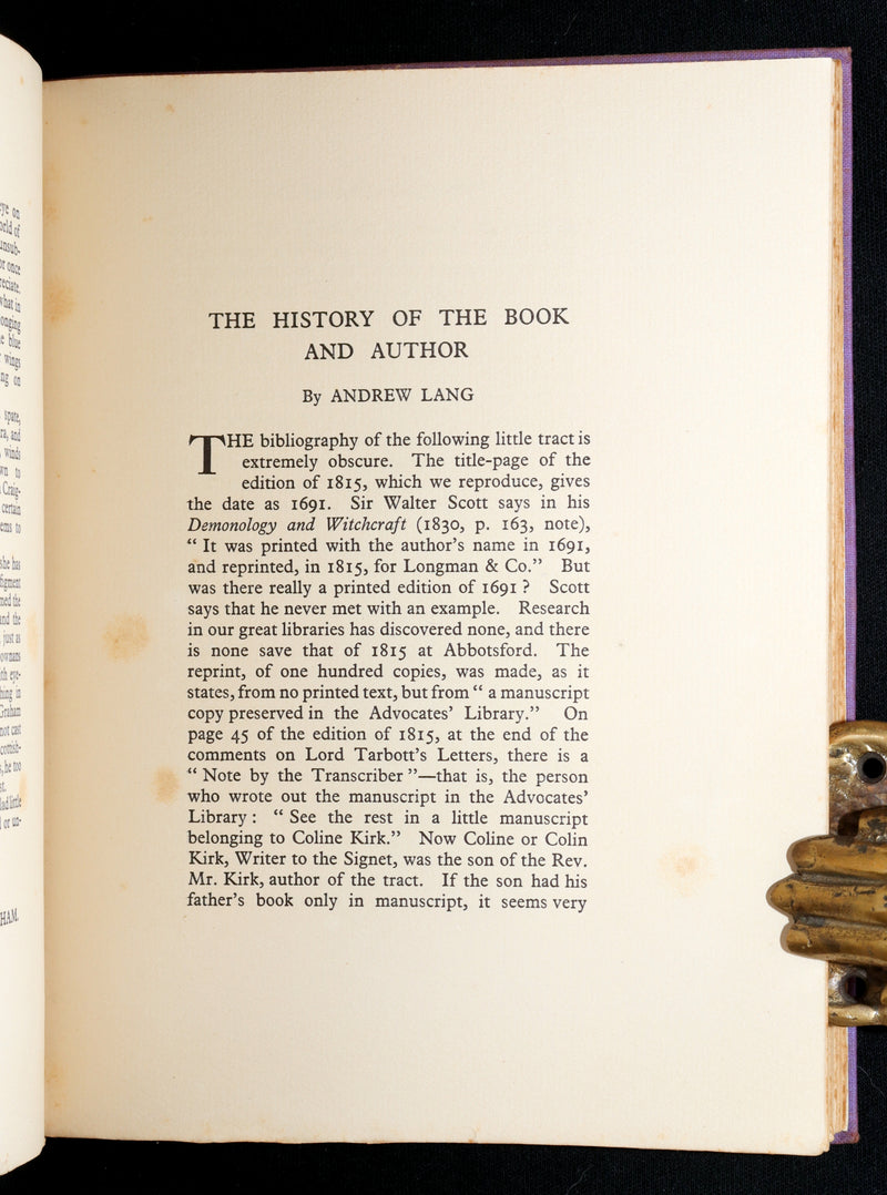 1933 Scarce Book- The Secret Commonwealth of Elves, Fauns and Fairies by R. Kirk