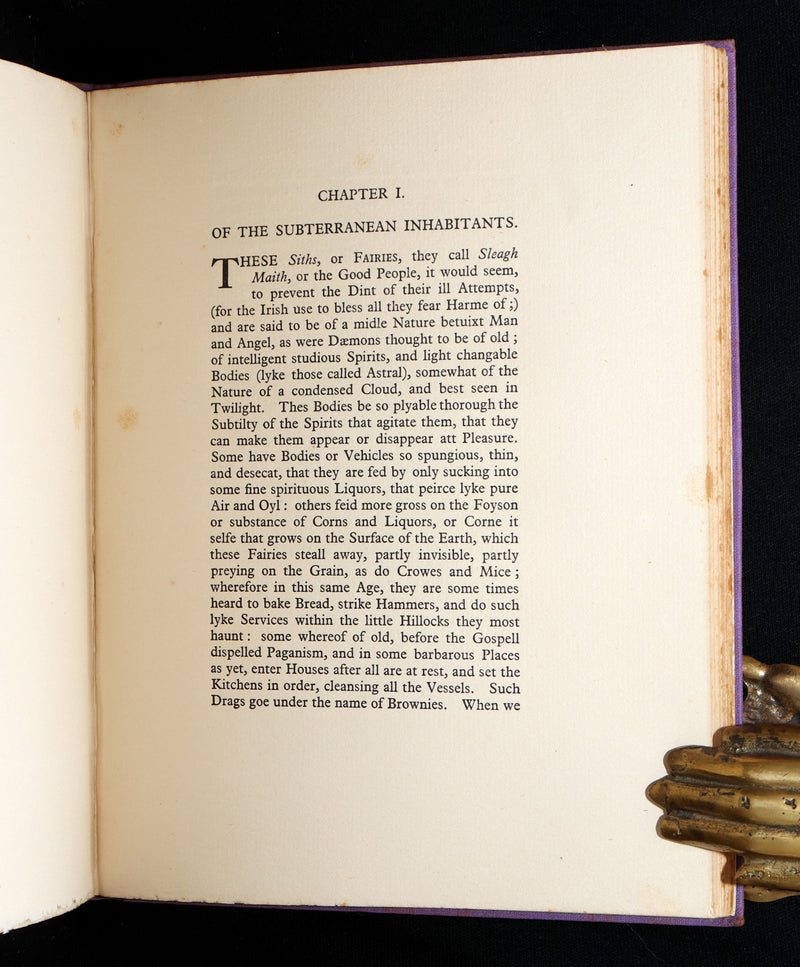1933 Scarce Book- The Secret Commonwealth of Elves, Fauns and Fairies by R. Kirk