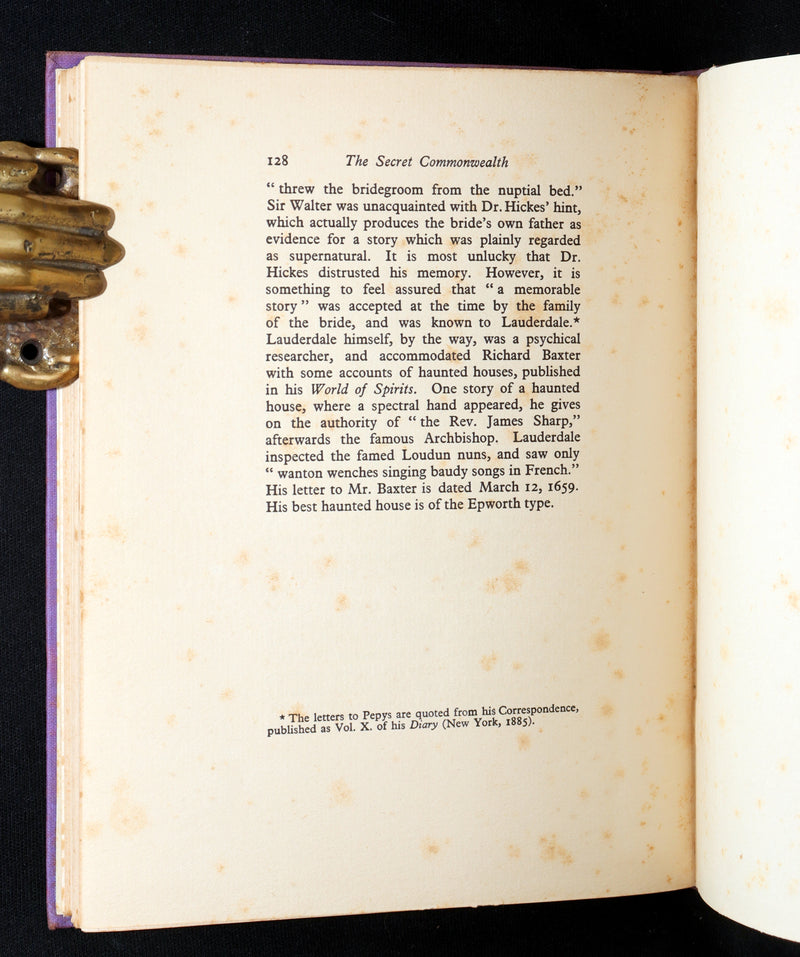 1933 Scarce Book- The Secret Commonwealth of Elves, Fauns and Fairies by R. Kirk