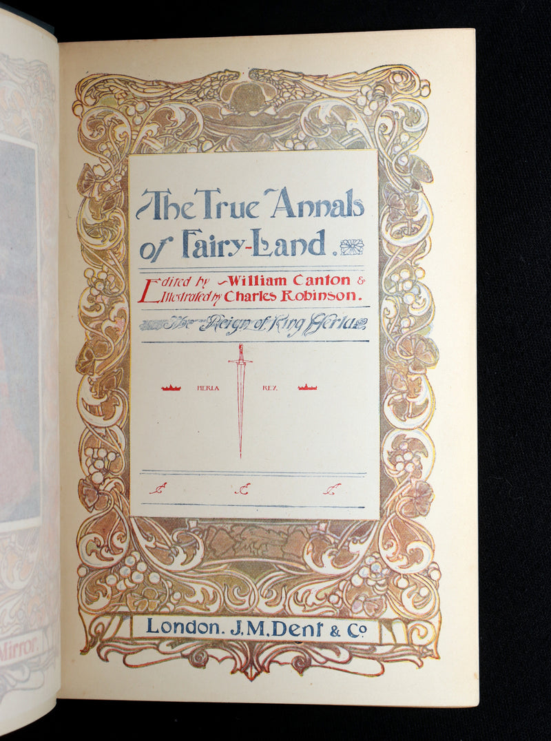 1900 Rare Book - The True Annals of Fairy-Land: The Reign of King Herla