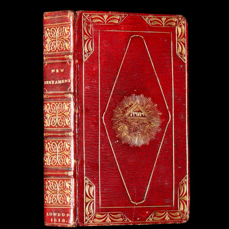 1818 Rare Masonic Bible - The New Testament of Our Lord and Saviour Jesus Christ