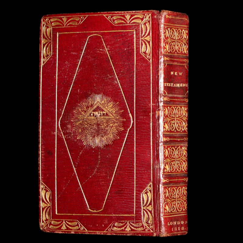 1818 Rare Masonic Bible - The New Testament of Our Lord and Saviour Jesus Christ