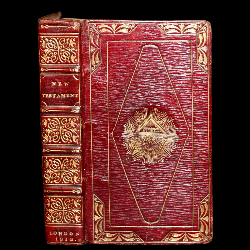 1818 Rare Masonic Bible - The New Testament of Our Lord and Saviour Jesus Christ