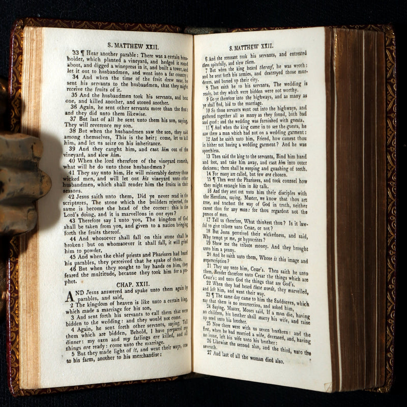 1818 Rare Masonic Bible - The New Testament of Our Lord and Saviour Jesus Christ