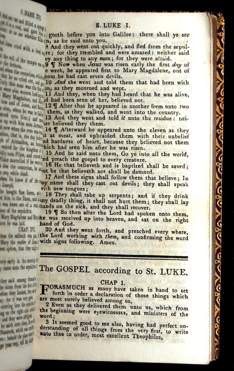 1818 Rare Masonic Bible - The New Testament of Our Lord and Saviour Jesus Christ