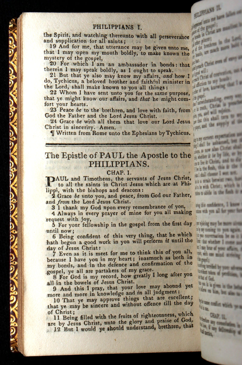 1818 Rare Masonic Bible - The New Testament of Our Lord and Saviour Jesus Christ