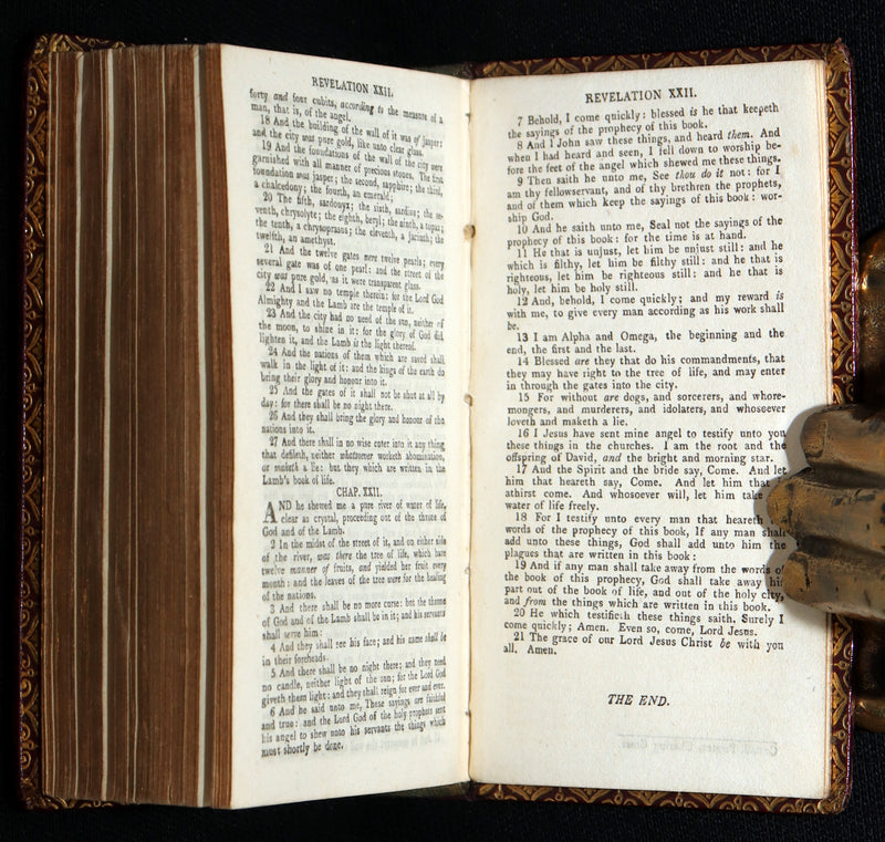 1818 Rare Masonic Bible - The New Testament of Our Lord and Saviour Jesus Christ