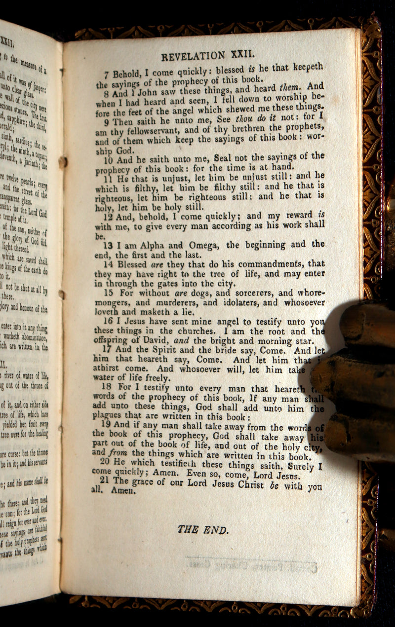 1818 Rare Masonic Bible - The New Testament of Our Lord and Saviour Jesus Christ