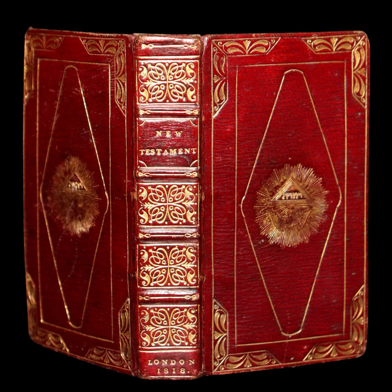 1818 Rare Masonic Bible - The New Testament of Our Lord and Saviour Jesus Christ