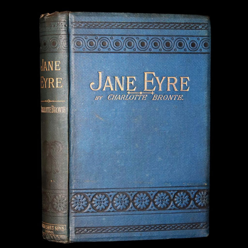 1890 Rare Book - Jane Eyre, An Autobiography by Currer Bell (Charlotte Brontë)