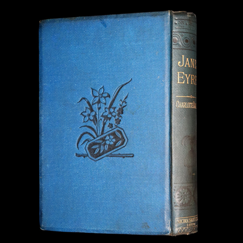 1890 Rare Book - Jane Eyre, An Autobiography by Currer Bell (Charlotte Brontë)