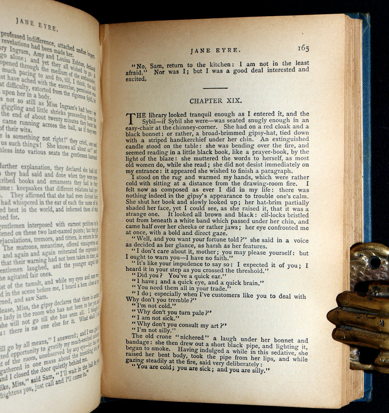 1890 Rare Book - Jane Eyre, An Autobiography by Currer Bell (Charlotte Brontë)